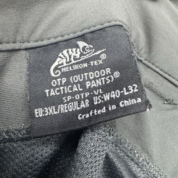 Helikon-Tex Mens OTP Pants Mens 40x30 Gray Outdoor Tactical Lightweight Stretch - Picture 10 of 13